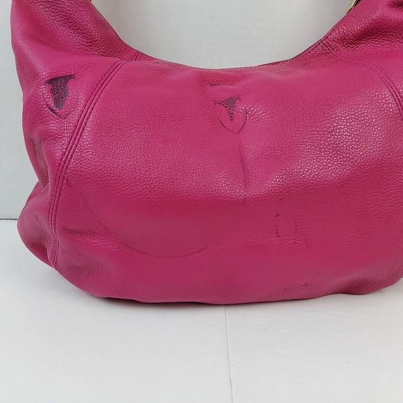 Michael Kors MK Pebbled Leather Shoulder Handbag Purse - Picture 9 of 14